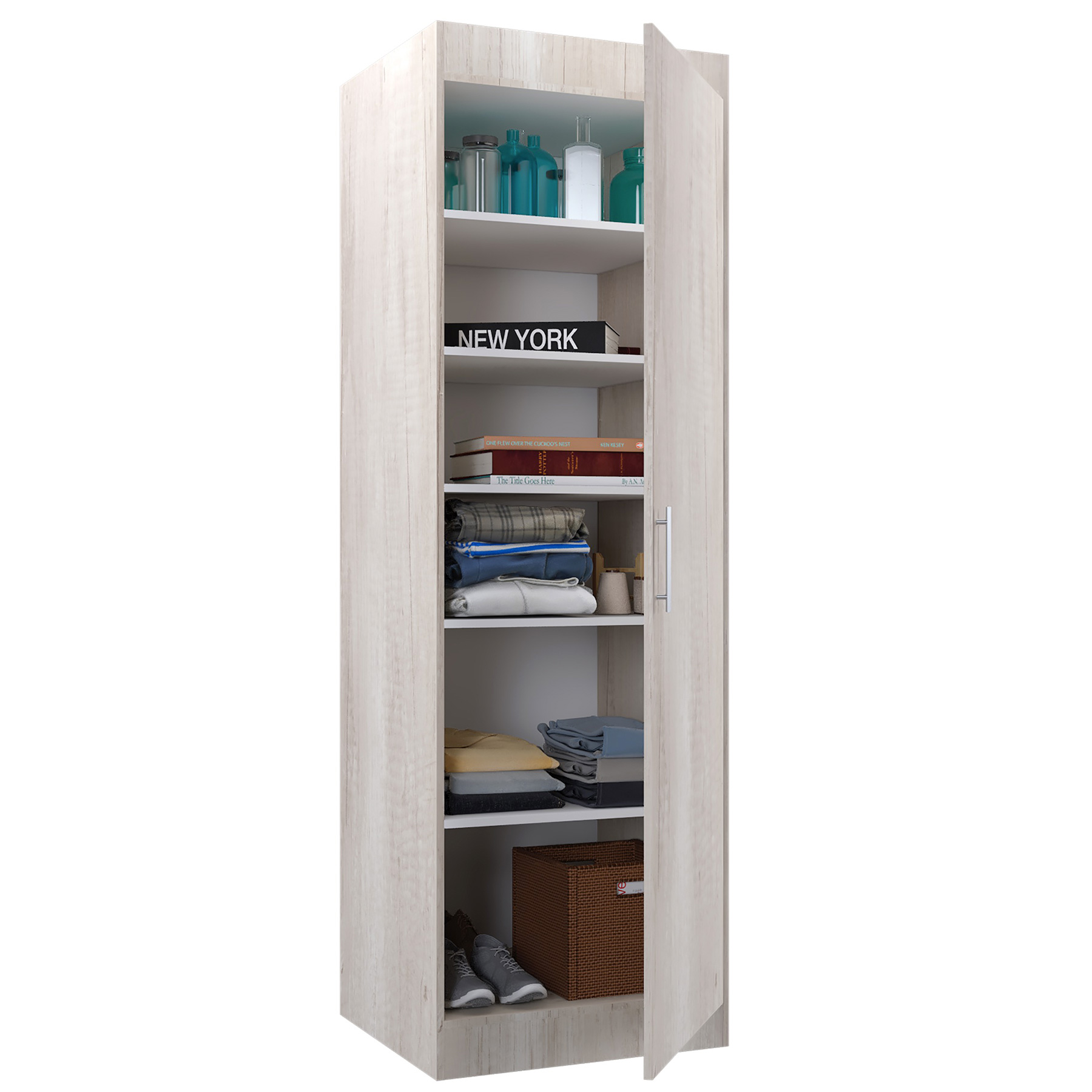 Modulo lateral para vestidor 62X200
