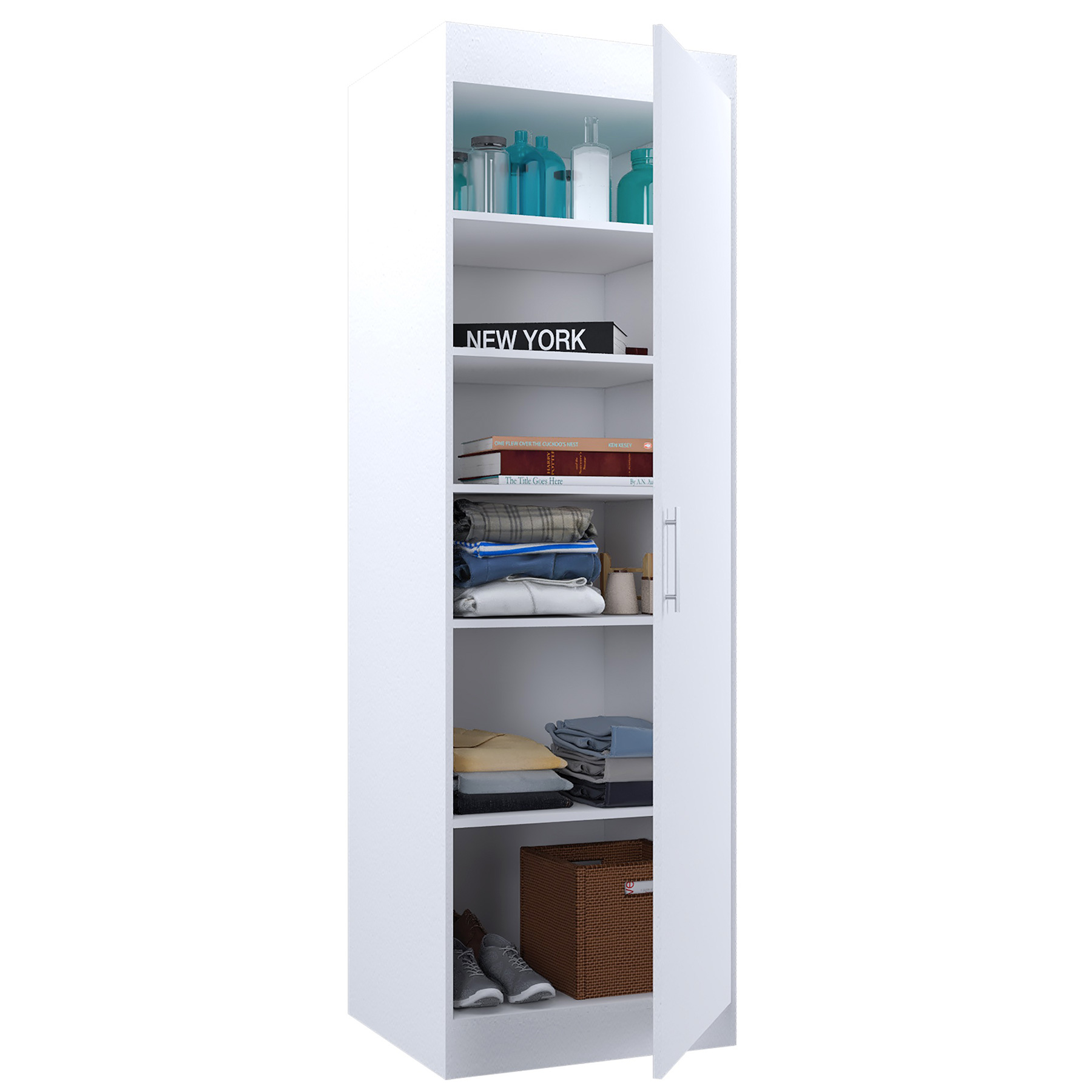 Modulo lateral para vestidor 62X200