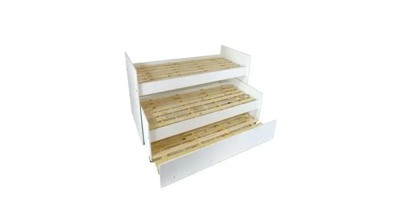 Cama nido triple 80 cm con carrocama