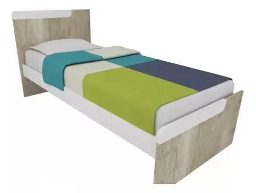 Cama 1 plaza para colchon 80 cm