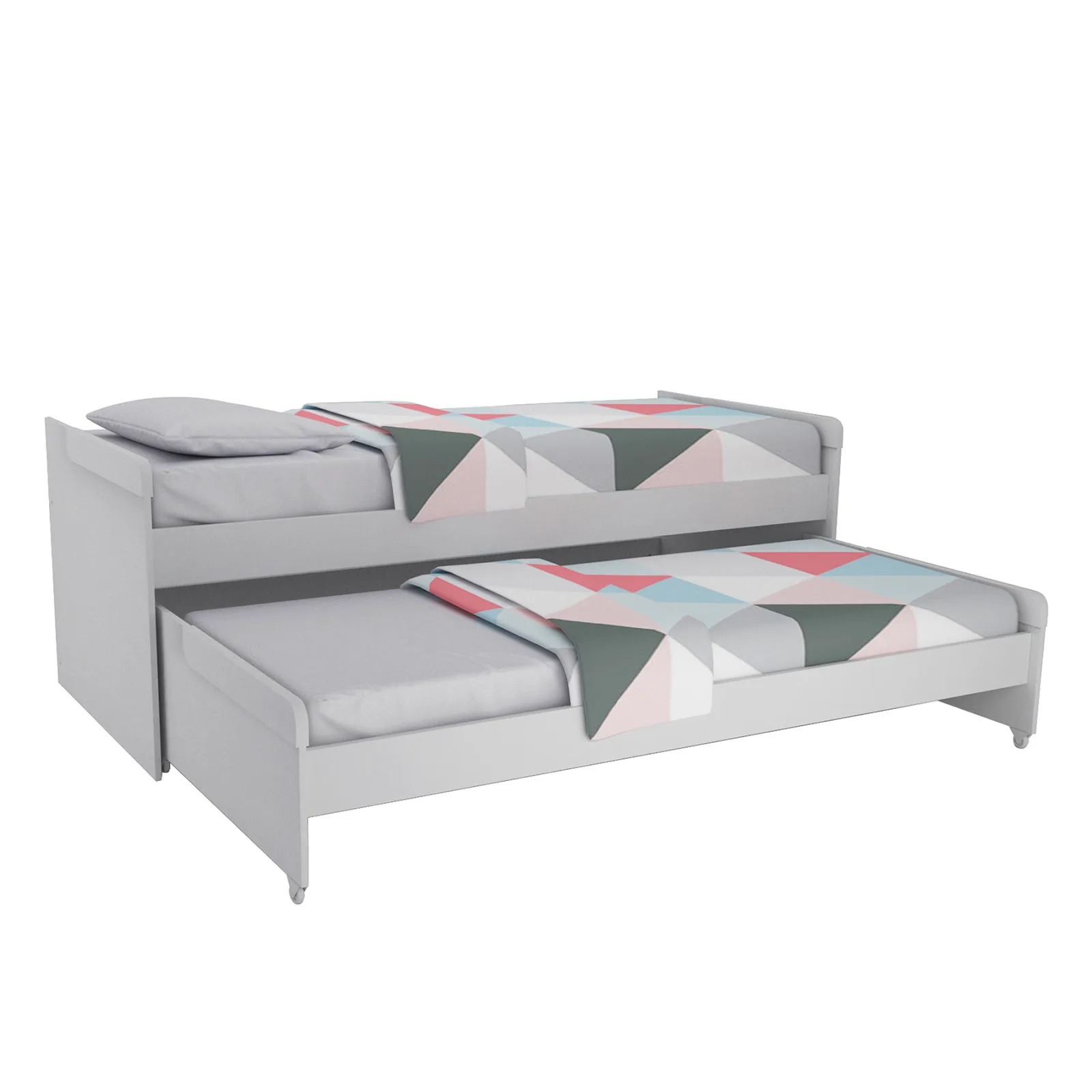 Cama nido doble con carrocama
