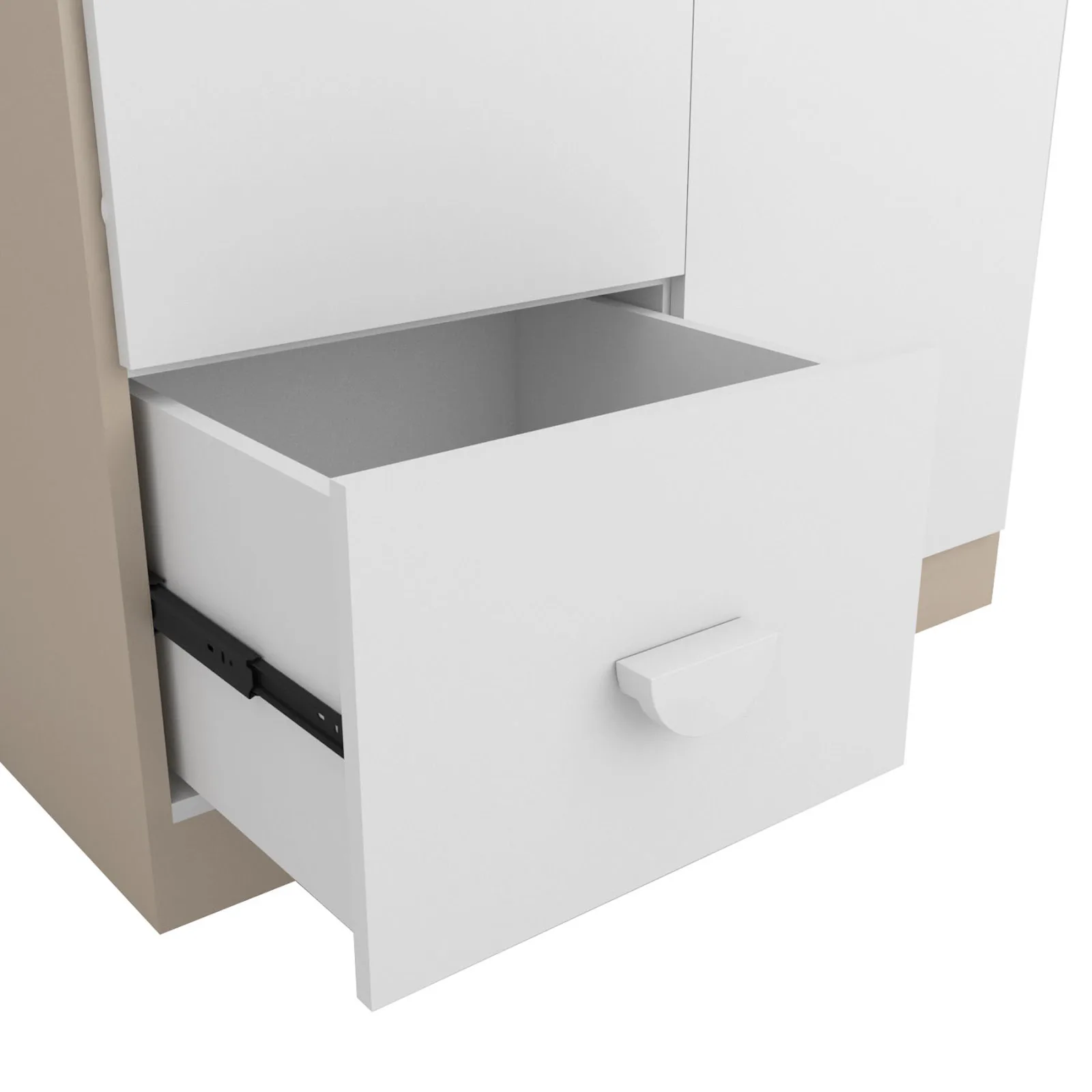 Ropero placard con cajon y puertas