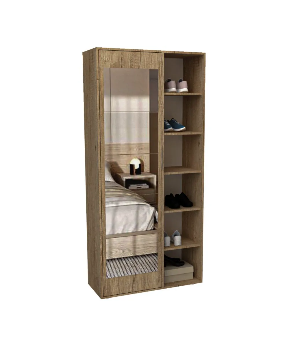 Zapatero alto con 1 puerta