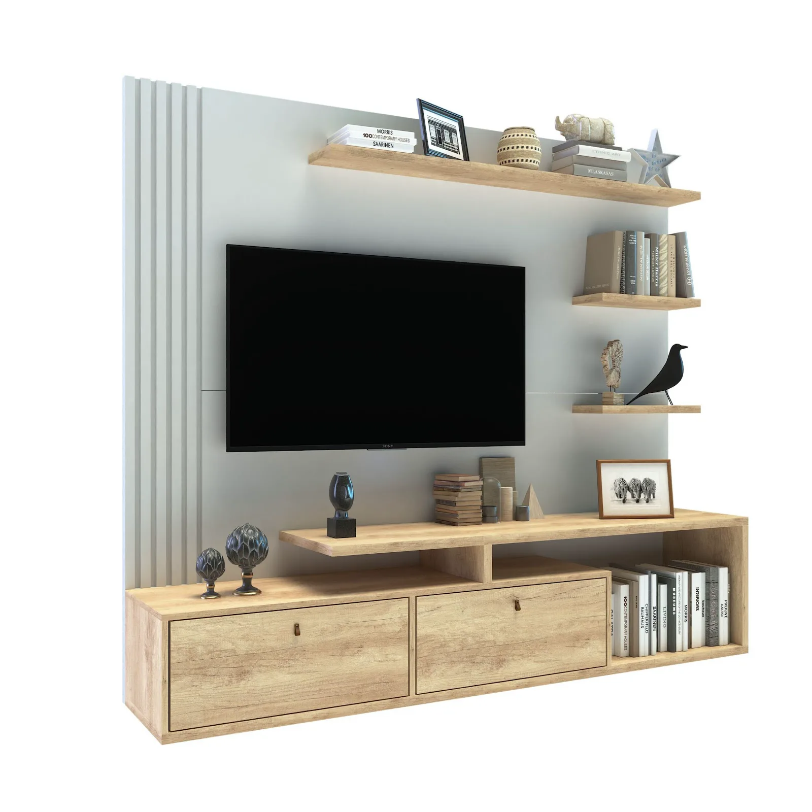 Home Suspenso con 2 puertas basculantes