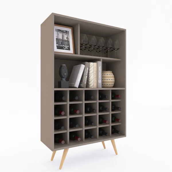 Biblioteca con bodega