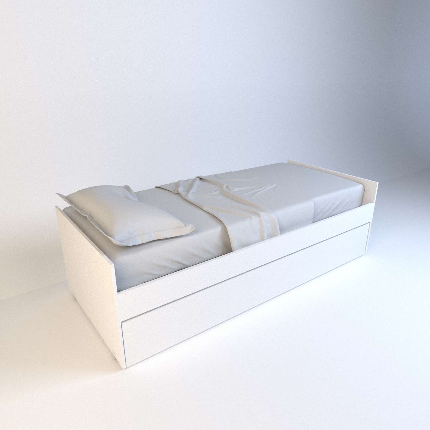 Cama 1 plaza con marinera