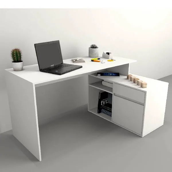 Escritorio con mueble bajo