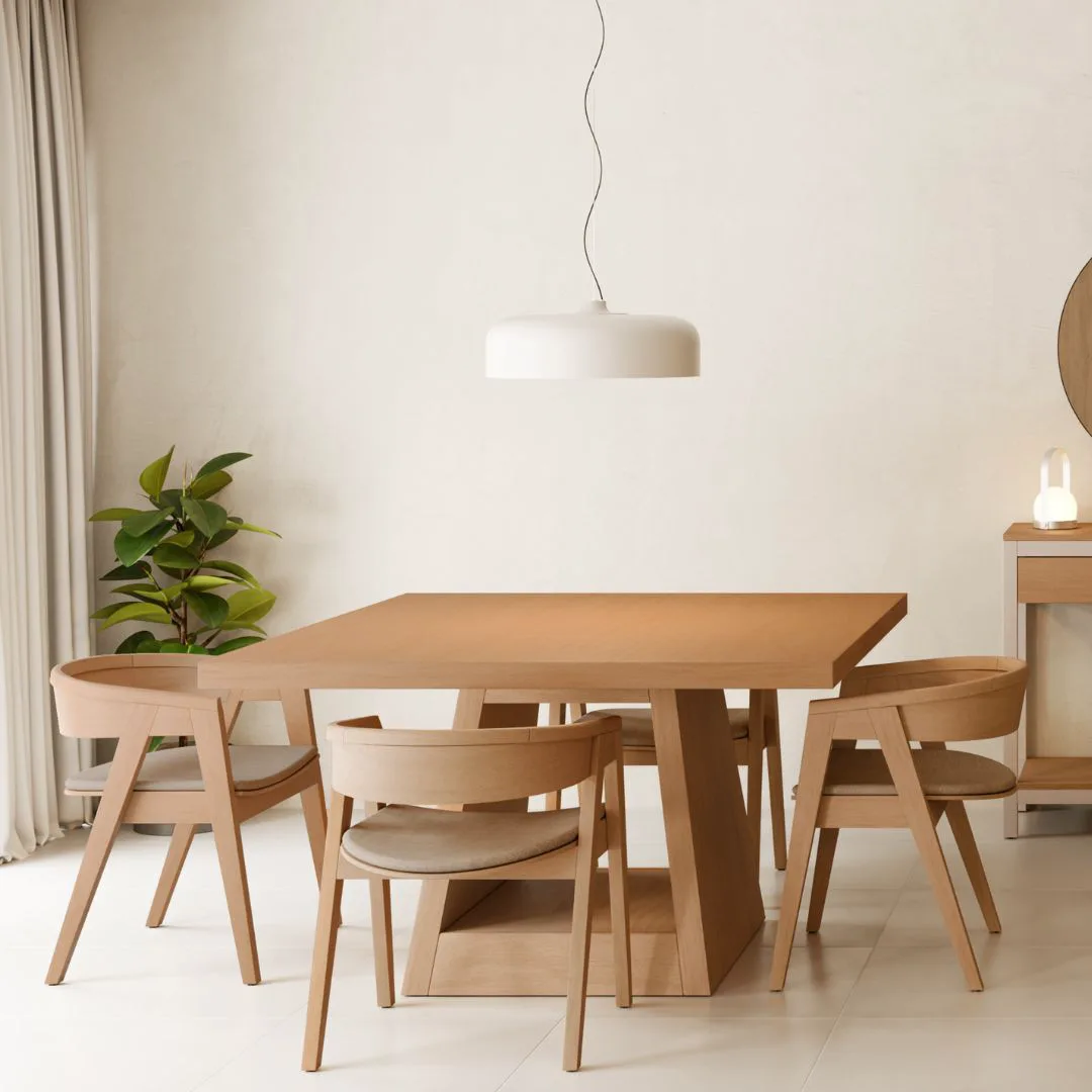 Mesa Brooklyn cuadrada 1.35m