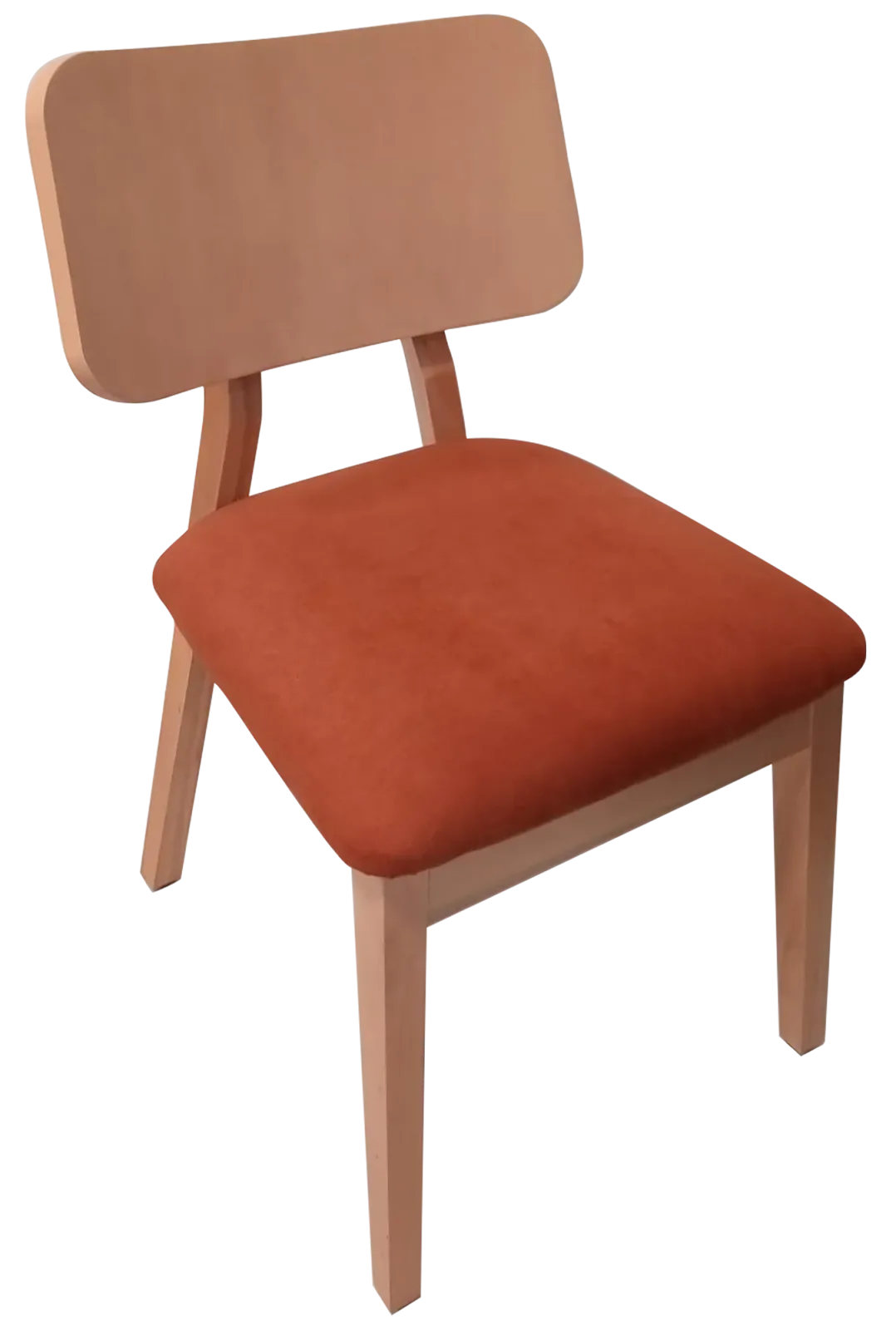 Silla Rosse con respaldo de madera