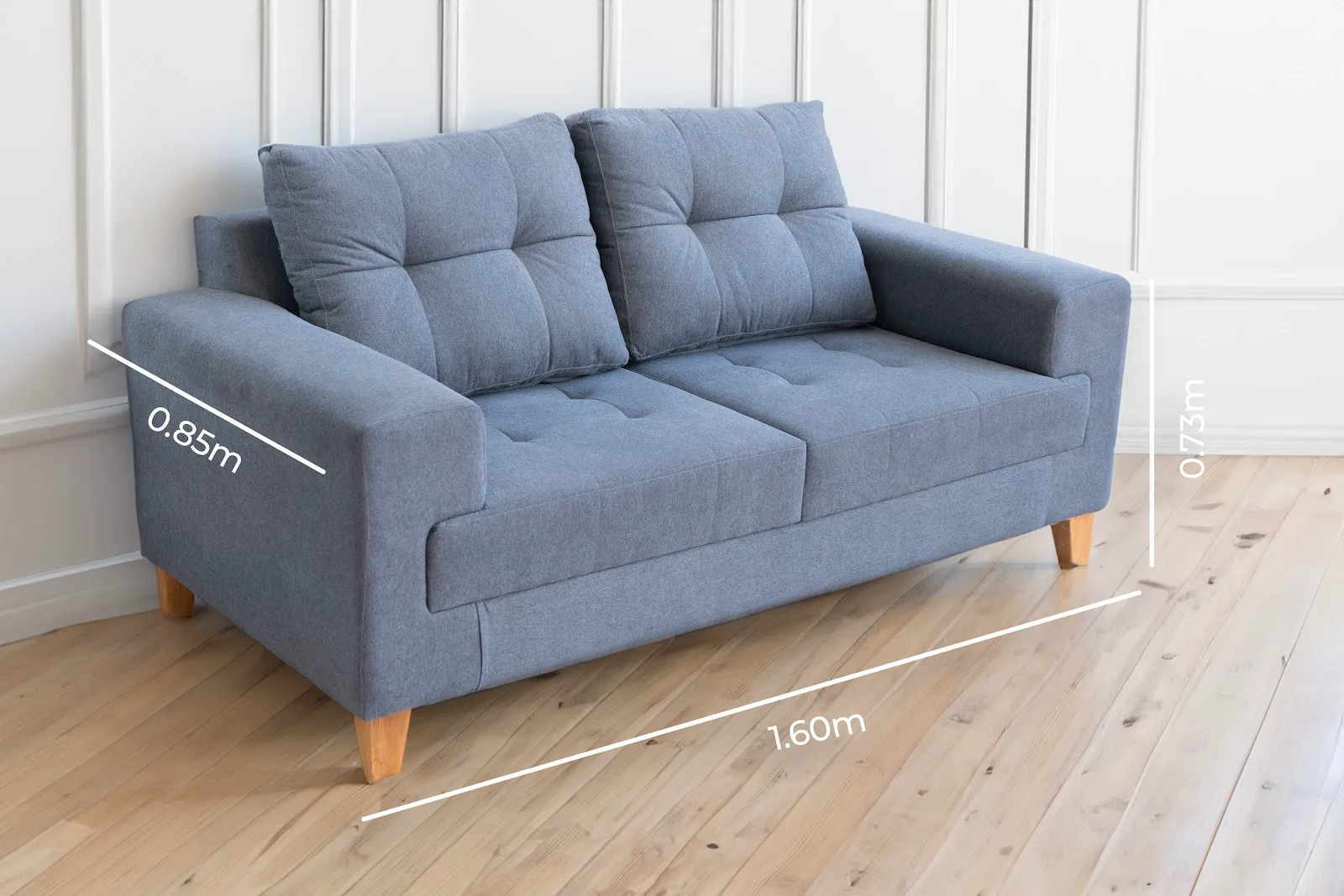 Sillón brazos L 2 cuerpos