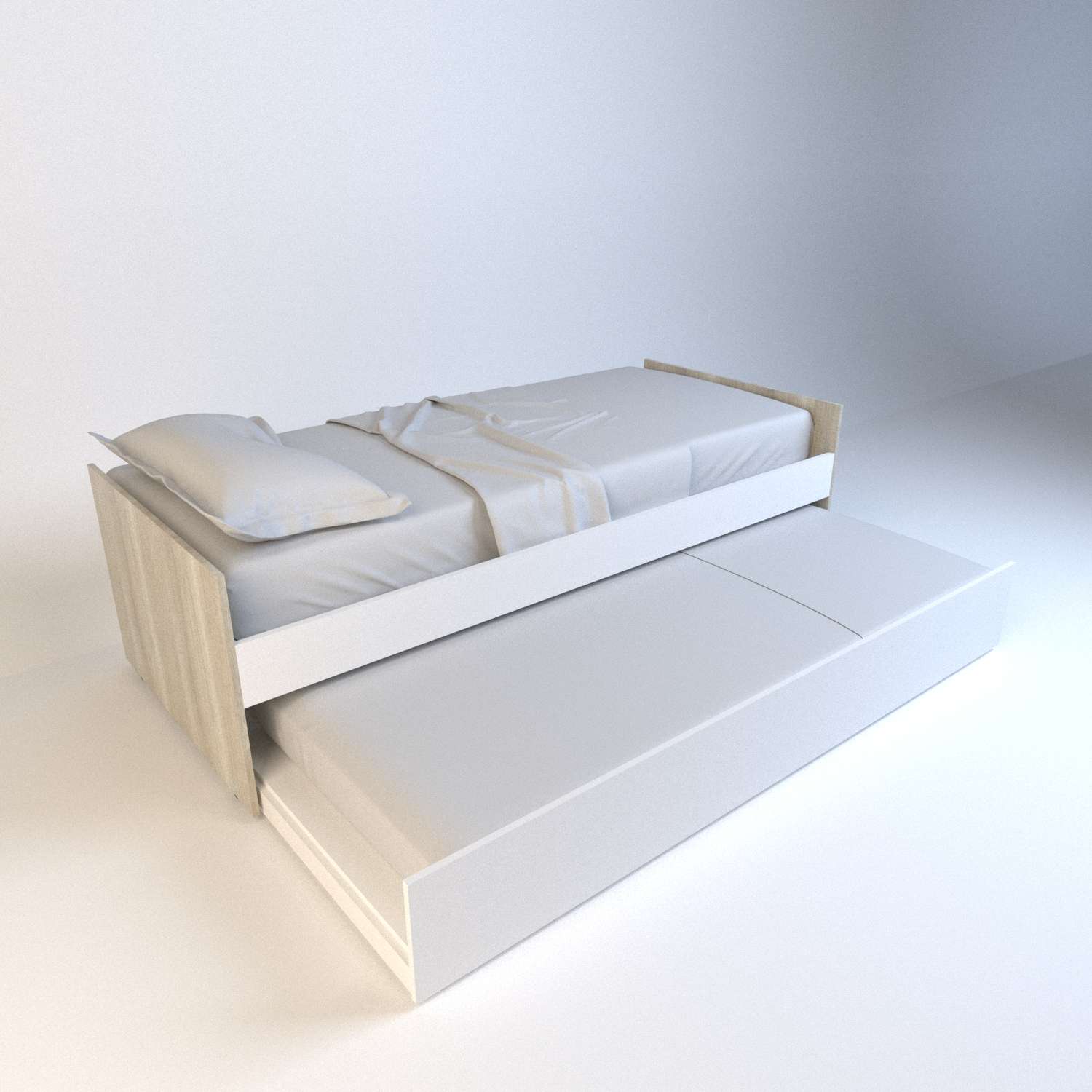 Cama 1 plaza con marinera