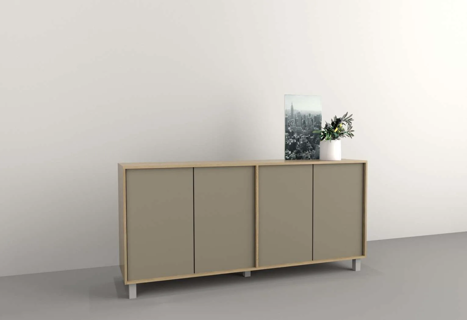 Bahiut 4 puertas 7008