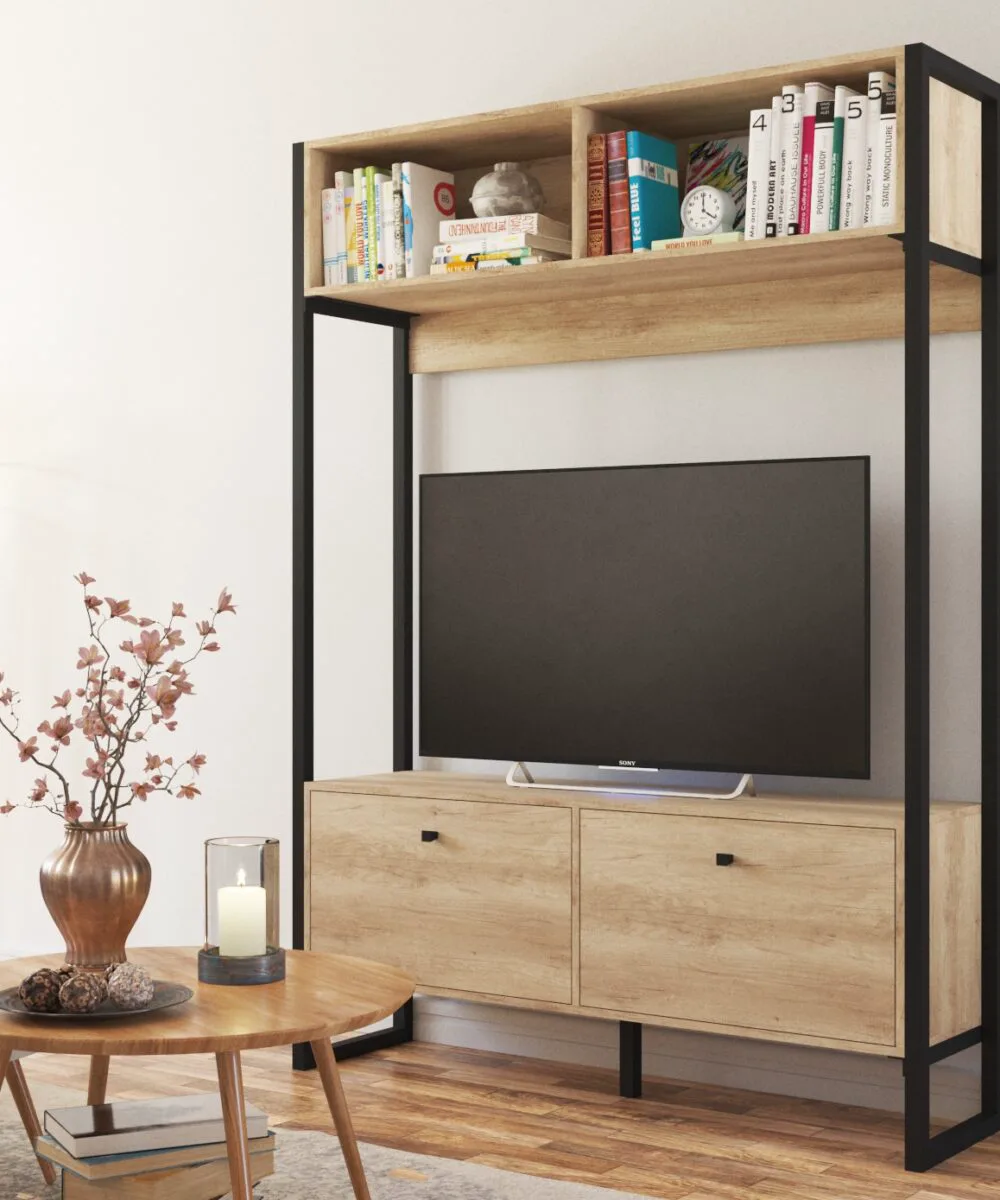 Modular Steel tv 50" 2 puertas
