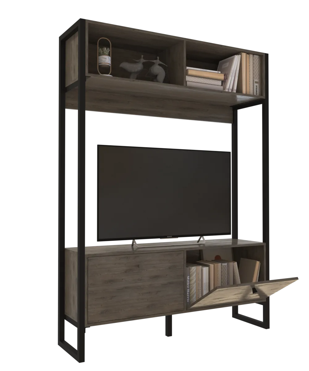 Modular Steel tv 50" 2 puertas